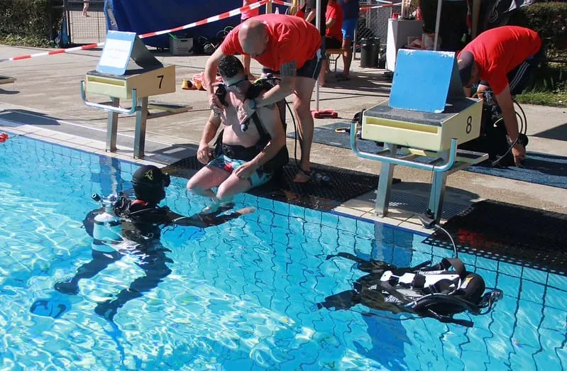 Try dives in the pool, Yverdon 2025, photo 2