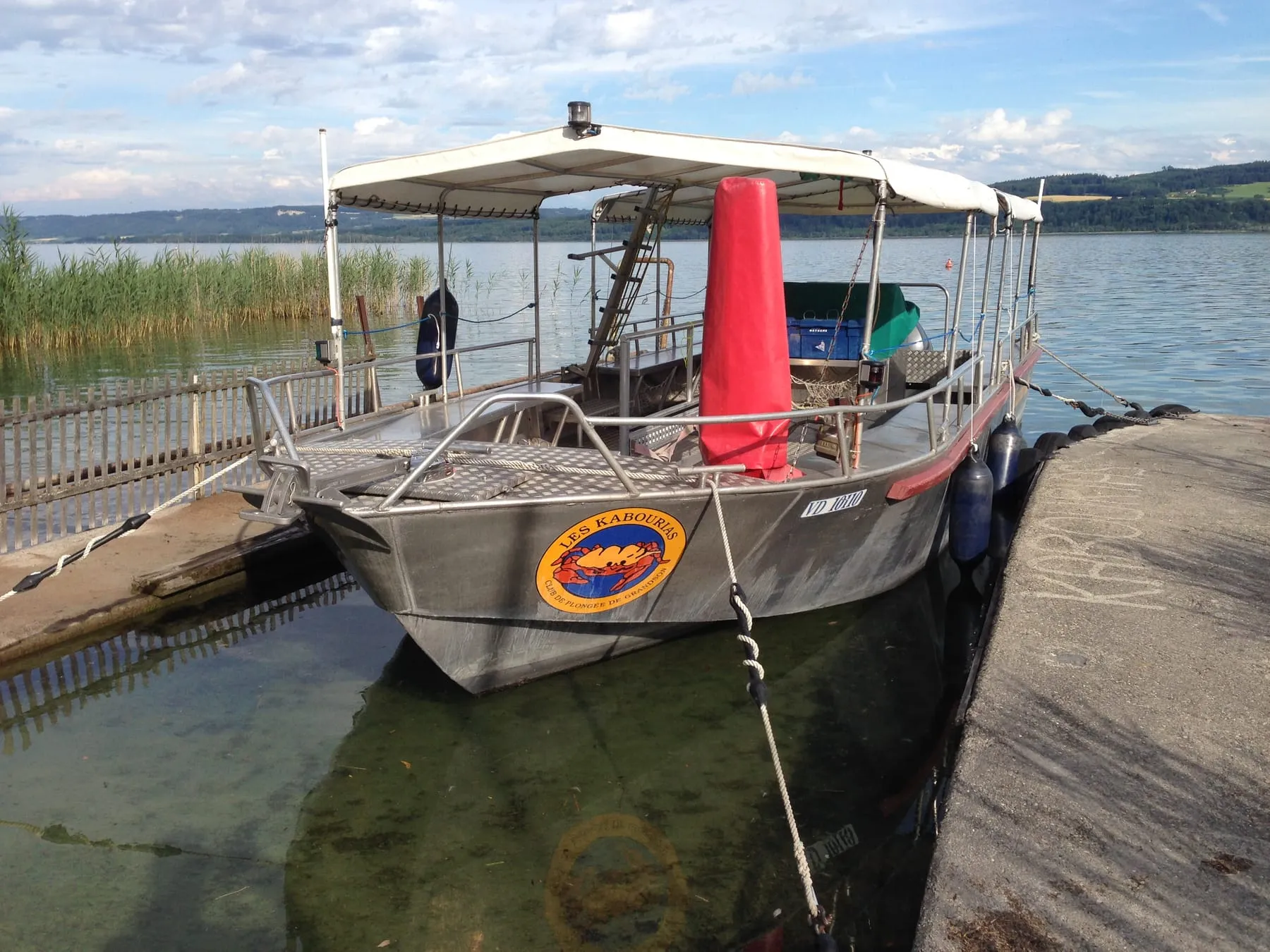 Das Clubboot am Steg