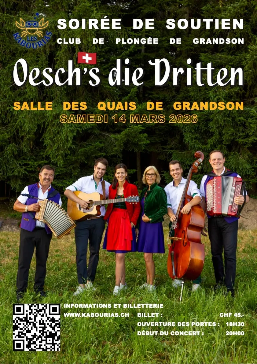 Affiche : Concert Oesch’s die Dritten